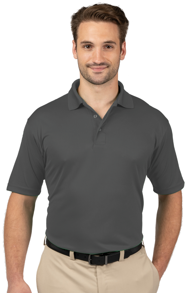 Blue Generation Men's Wicking Short-Sleeve Polo-BG7219