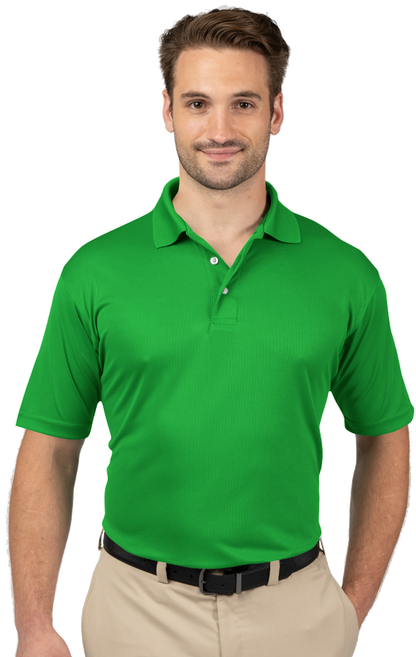 Blue Generation Men's Wicking Short-Sleeve Polo-BG7219