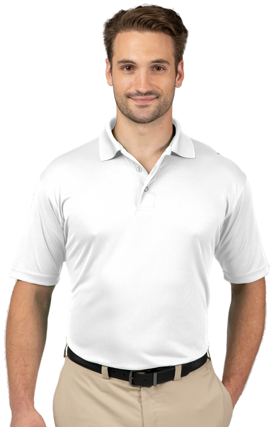 Blue Generation Men's Wicking Short-Sleeve Polo-BG7219