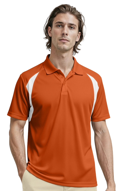 Blue Generation Men's Wicking Raglan Sleeve Polo-BG7223