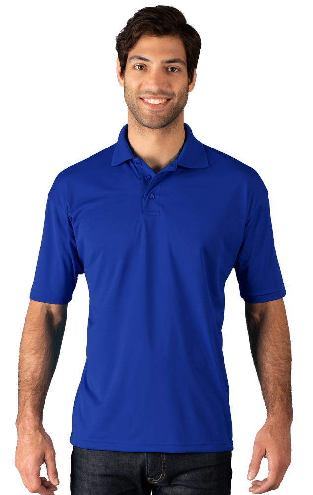 Blue Generation Men's Snag Resistant Wicking S/S Polo