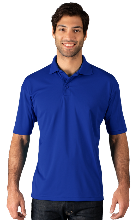 Blue Generation Men's Snag Resistant Wicking Short-Sleeve Polo-BG7224 -Royal