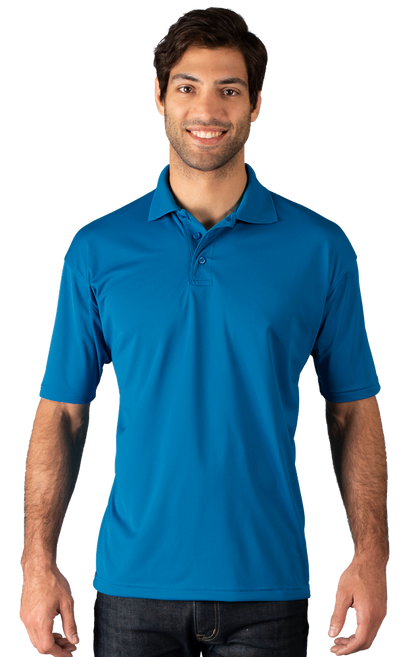 Blue Generation Men's Snag Resistant Wicking S/S Polo