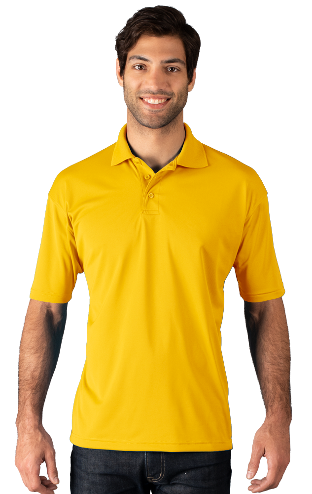 Blue Generation Men's Snag Resistant Wicking S/S Polo