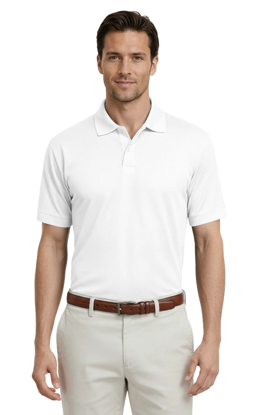 Blue Generation Adult Tonal Stripe Wicking Polo-BG7227