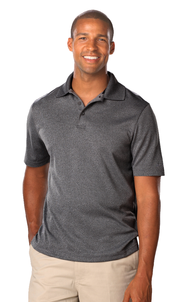 Blue Generation Men's Heathered Polo-BG7229