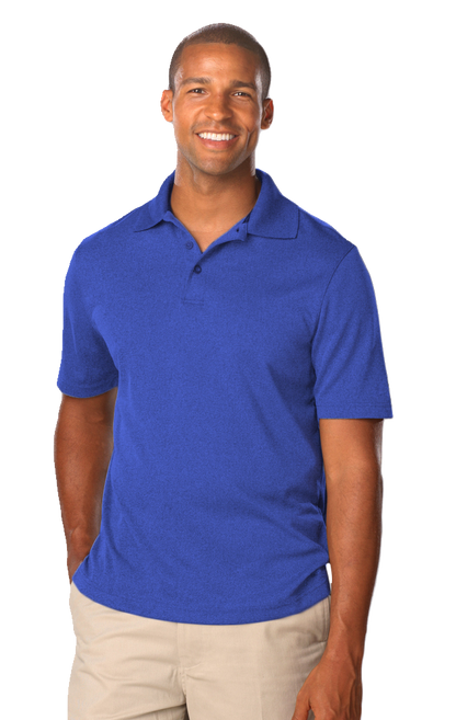 Blue Generation Men's Heathered Polo-BG7229