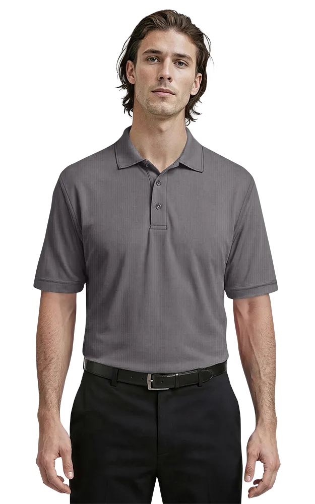 Blue Generation Men's Short-Sleeve Nailhead Polo-BG7232C- Clearance-Black Nailhead - XS S M L XL 4X