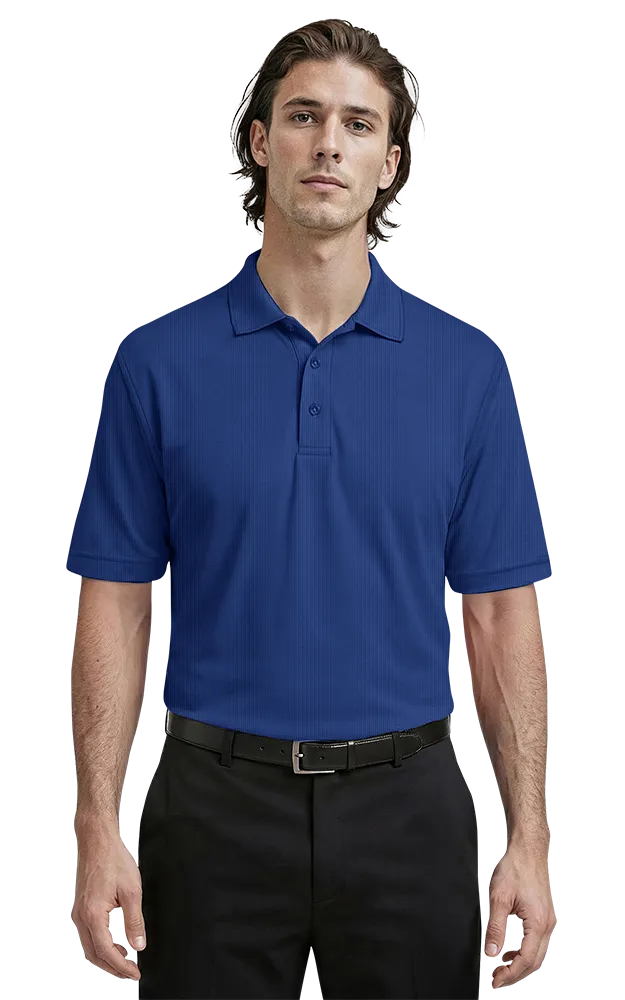 Blue Generation Men's Short-Sleeve Nailhead Polo-BG7232C- Clearance-Royal Nailhead-XS S M 2X 3X 4X