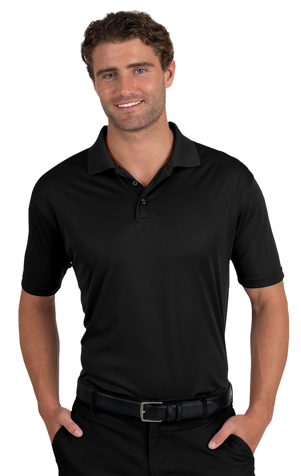 Blue Generation Men's Titan Value Wicking Short-Sleeve Polo-BG7300 - Basics Clothing Store