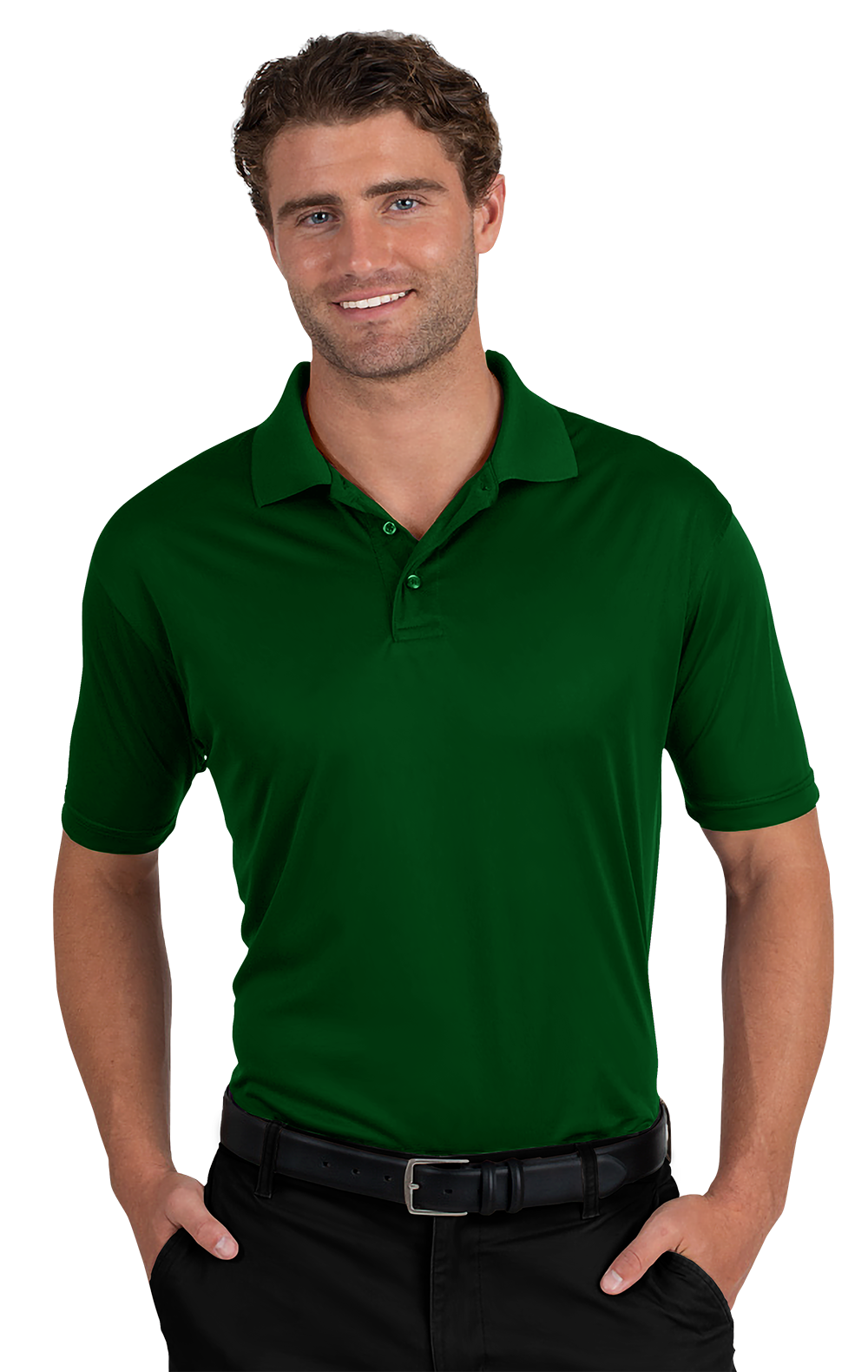 Blue Generation Men's Titan Value Wicking Short-Sleeve Polo-BG7300