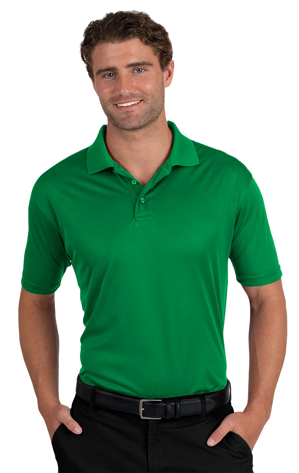 Blue Generation Men's Titan Value Wicking Short-Sleeve Polo-BG7300