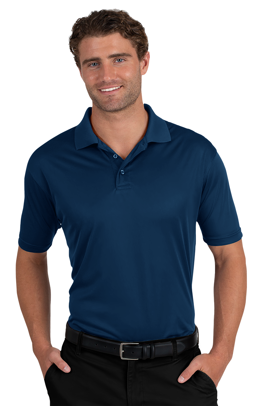 Blue Generation Men's Titan Value Wicking Short-Sleeve Polo-BG7300
