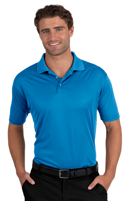 Blue Generation Men's Titan Value Wicking Short-Sleeve Polo-BG7300