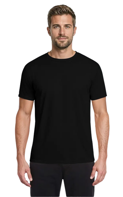 Blue Generation Adult Value Wicking Crew Neck Tee-BG7302