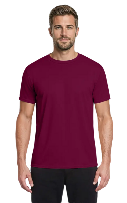 Blue Generation Adult Value Wicking Crew Neck Tee-BG7302