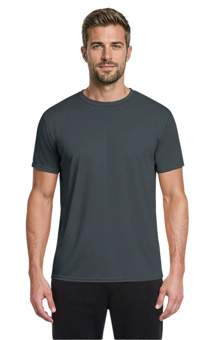 Blue Generation Adult Value Wicking Crew Neck Tee-BG7302