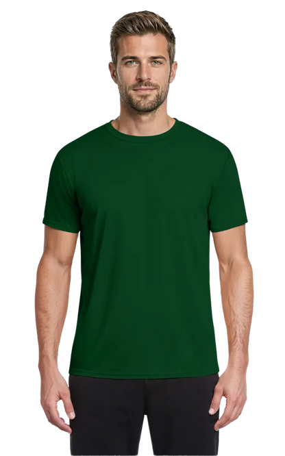 Blue Generation Adult Value Wicking Crew Neck Tee-BG7302