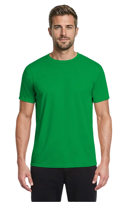 Blue Generation Adult Value Wicking Crew Neck Tee-BG7302