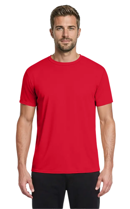 Blue Generation Adult Value Wicking Crew Neck Tee-BG7302