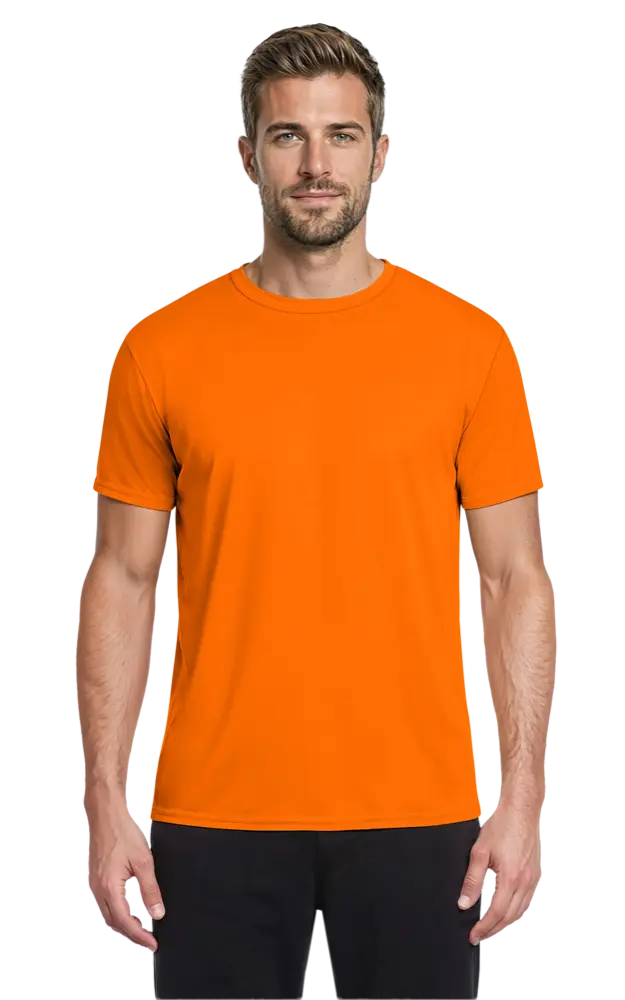 Blue Generation Adult Value Wicking Crew Neck Tee-BG7302