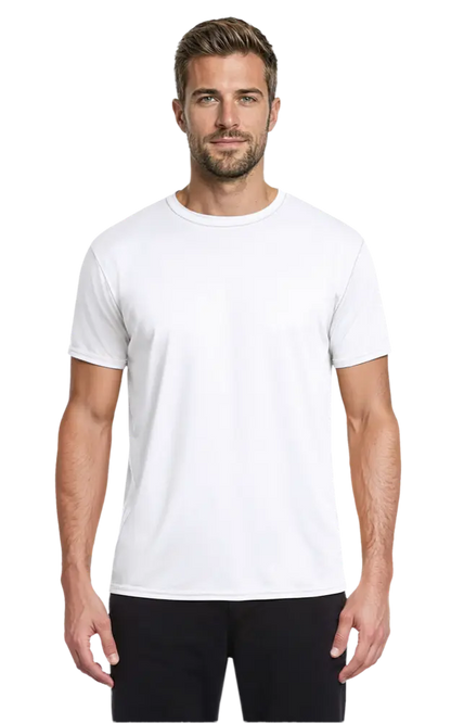 Blue Generation Adult Value Wicking Crew Neck Tee-BG7302
