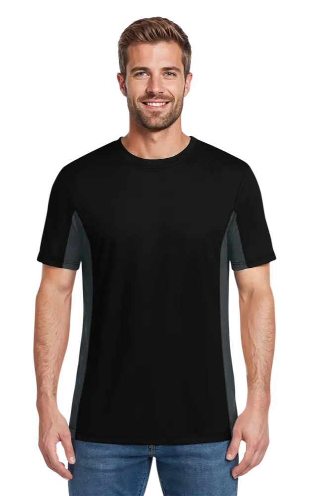 Blue Generation Men's Colorblock Tee-BG7304
