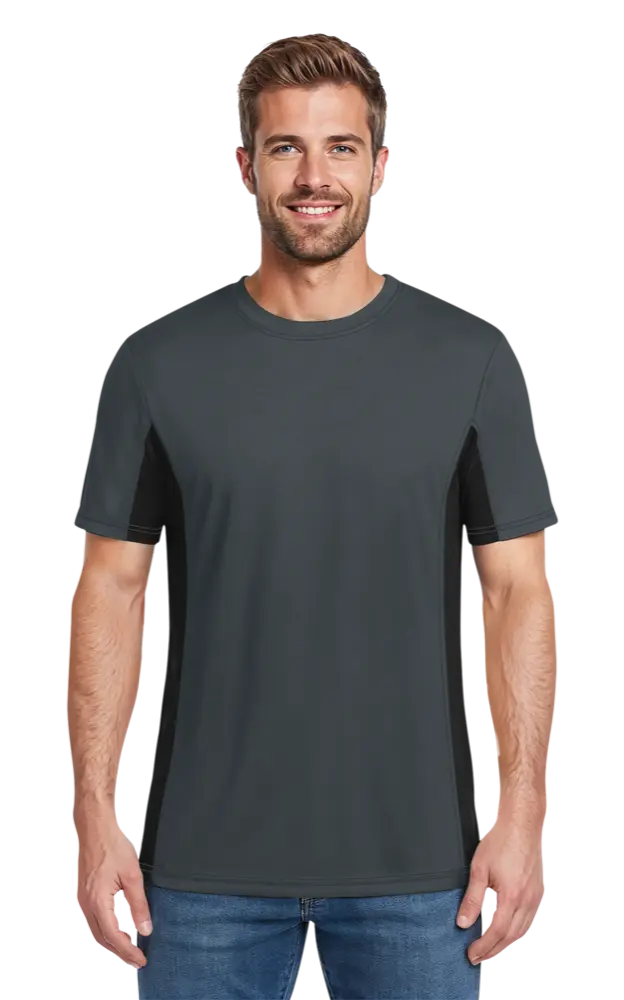 Blue Generation Men's Colorblock Tee-BG7304