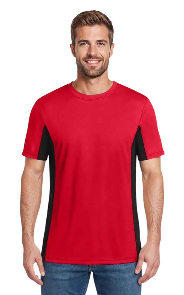 Blue Generation Men's Colorblock Tee-BG7304