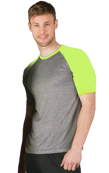 Blue Generation Adult S/S Crew Neck Baseball Tee-BG7305