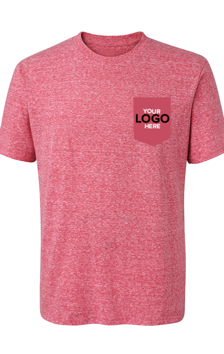 Blue Generation Your Logo Here Adult S/S Crew Neck Triblend T-Shirt-BG7306H