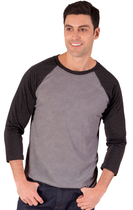 Adult 3/4 Sleeve Triblend Baseball T-Shirt