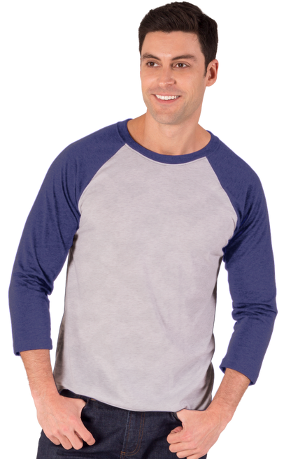 Adult 3/4 Sleeve Triblend Baseball T-Shirt