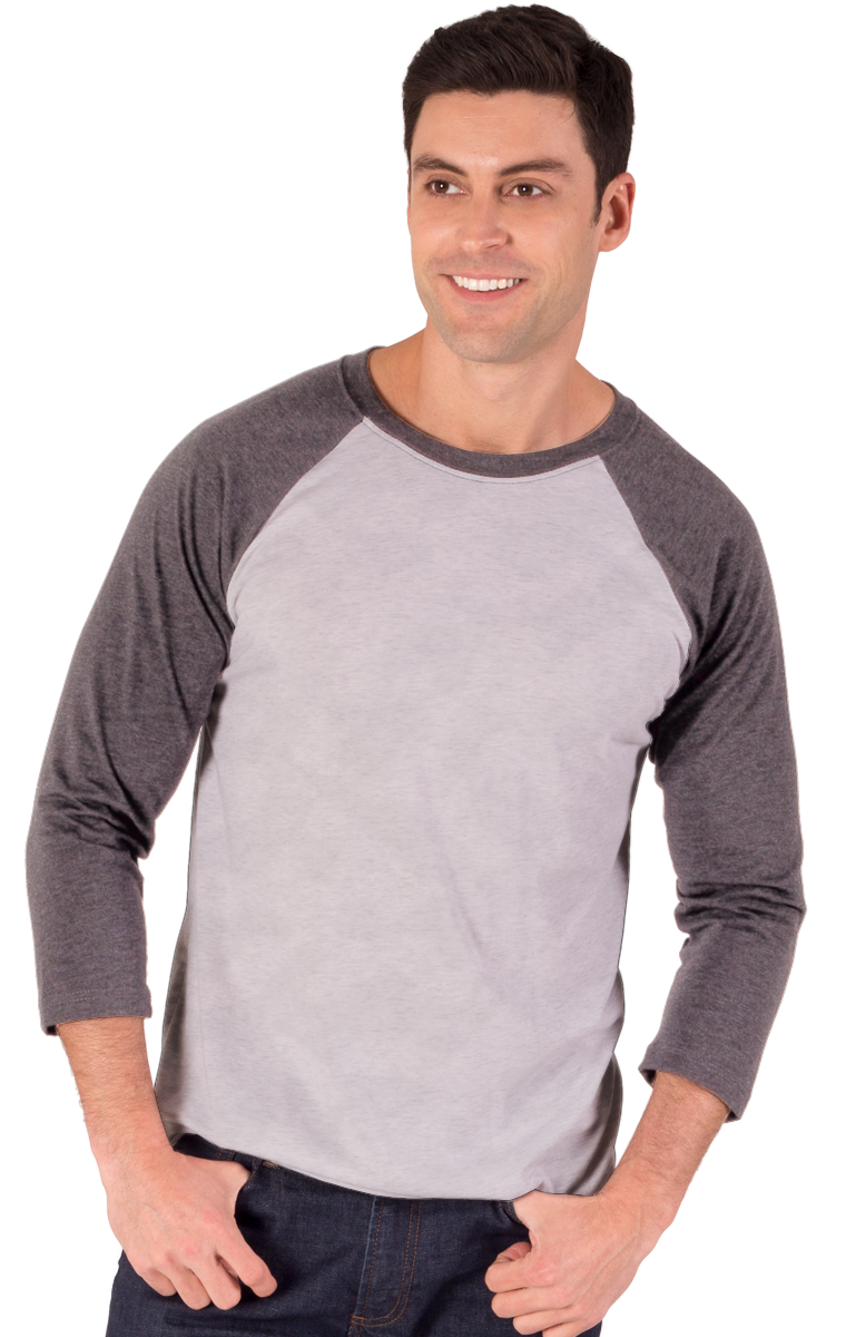 Adult 3/4 Sleeve Triblend Baseball T-Shirt