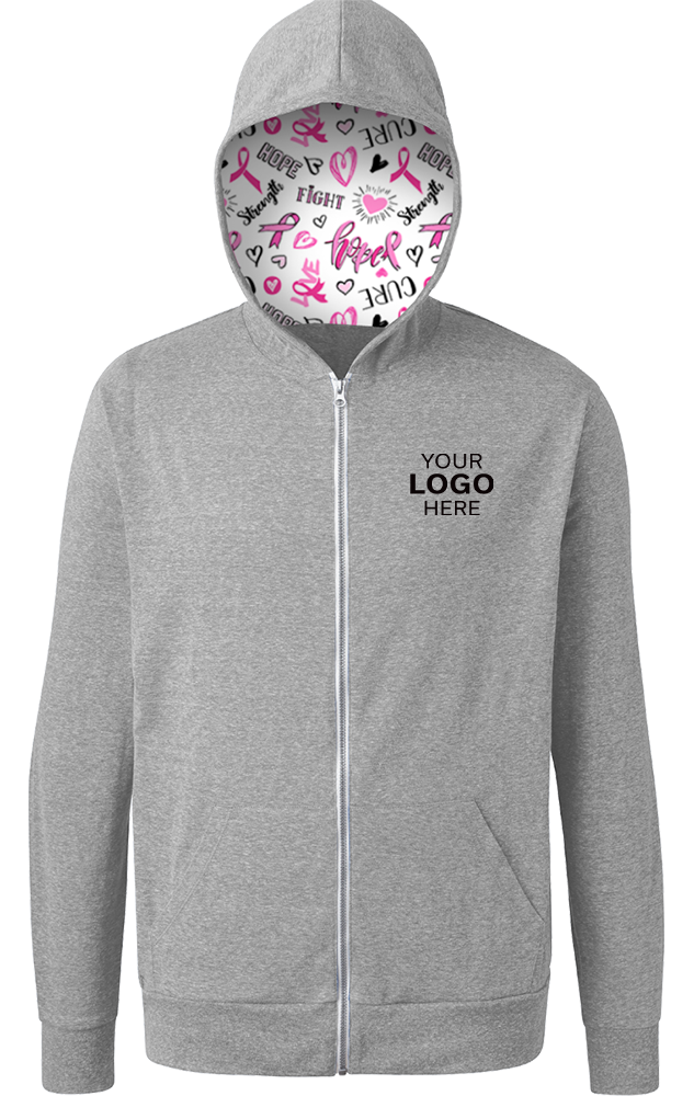 Blue Generation BCA Tri-blend Zip-front Hoodie-BG7308HC