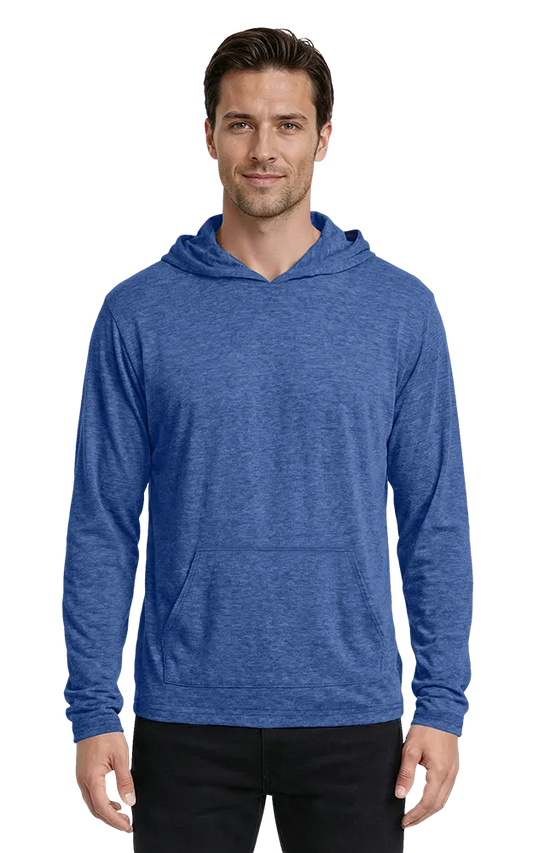 Blue Generation Adult Triblend Pullover Hoodie-BG7309