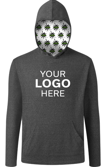 Blue Generation Your Logo Here Triblend Pullover Hoodie-BG7309H