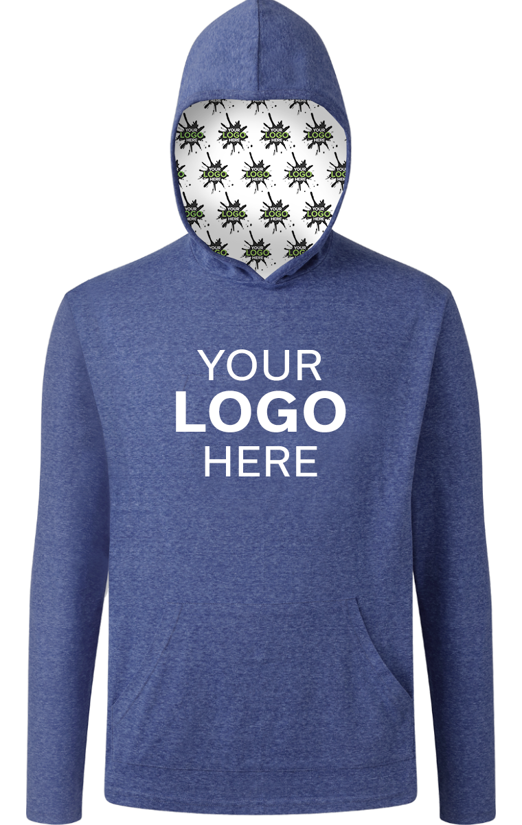 Blue Generation Your Logo Here Triblend Pullover Hoodie-BG7309H