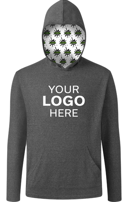 Blue Generation Your Logo Here Triblend Pullover Hoodie-BG7309H