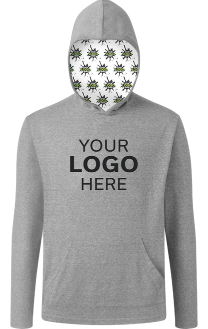 Blue Generation Your Logo Here Triblend Pullover Hoodie-BG7309H