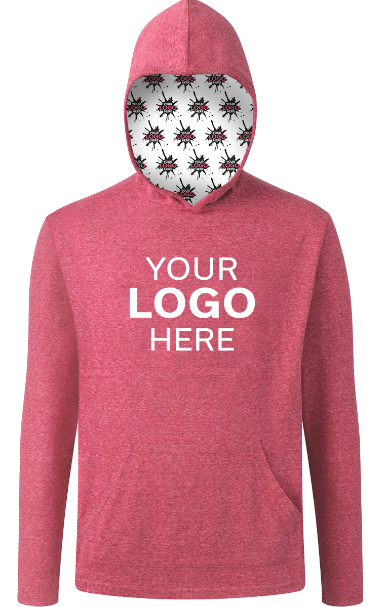 Blue Generation Your Logo Here Triblend Pullover Hoodie-BG7309H
