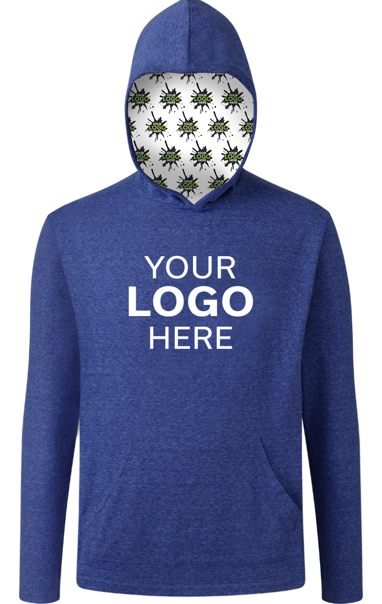 Blue Generation Your Logo Here Triblend Pullover Hoodie-BG7309H