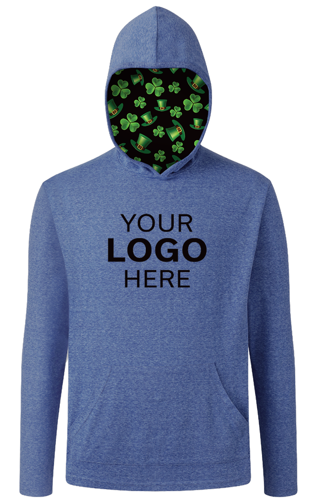 Blue Generation St. Patrick’s Adult Triblend Pullover Hoodie-BG7309HK