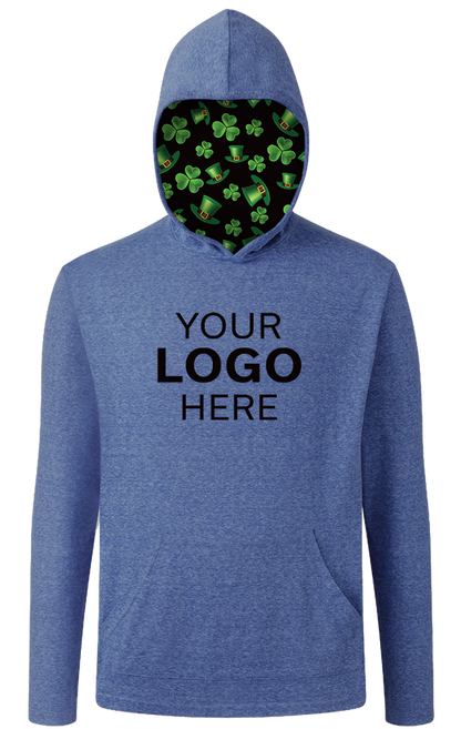 Blue Generation St. Patrick’s Adult Triblend Pullover Hoodie-BG7309HK