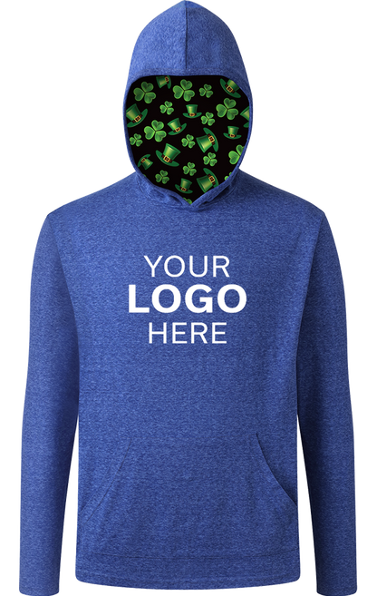 Blue Generation St. Patrick’s Adult Triblend Pullover Hoodie-BG7309HK