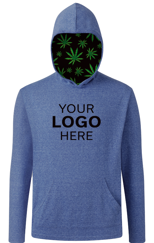 Blue Generation Cannabis Adult Triblend Pullover Hoodie-BG7309HW