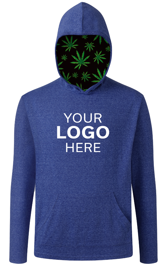 Blue Generation Cannabis Adult Triblend Pullover Hoodie-BG7309HW