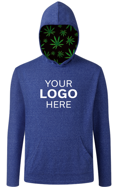 Blue Generation Cannabis Adult Triblend Pullover Hoodie-BG7309HW