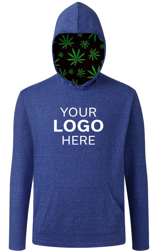 Blue Generation Cannabis Adult Triblend Pullover Hoodie-BG7309HW