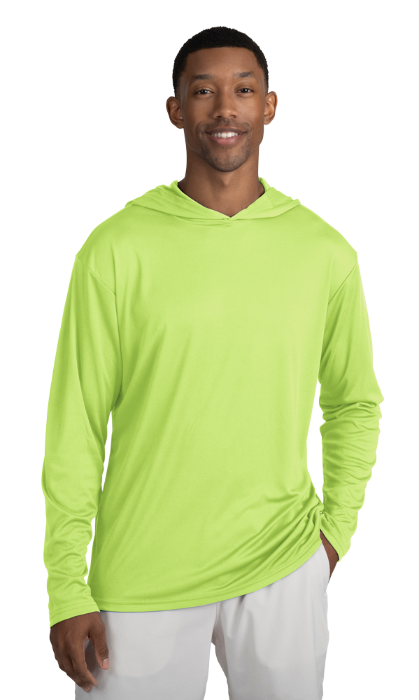 Blue Generation Adult Long Sleeve Hooded Tee-BG7310